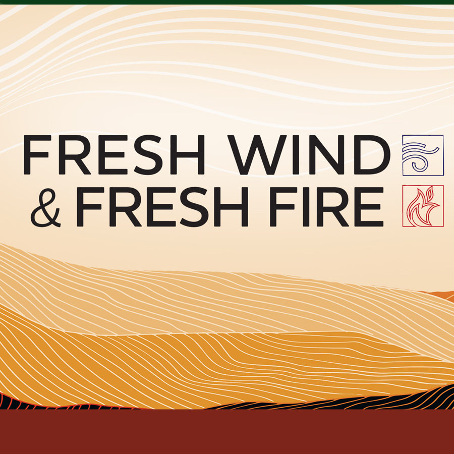 Fresh Wind & Fresh Fire sermon series artwork